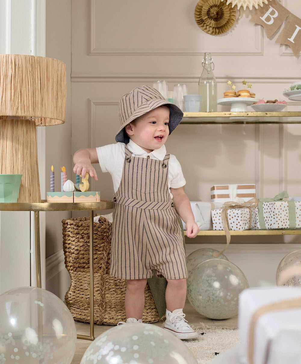 Mamas &amp; Papas Outfits &amp; Sets Dungaree &amp; T-Shirt Outfit Set