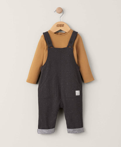 Mamas & Papas Outfits & Sets Dungeree & Bodysuit (2 Piece) - Grey