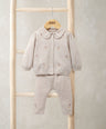 Mamas & Papas Outfits & Sets Embroidered Cardigan & Leggings Set with Scallop Detail (2 Pieces)
