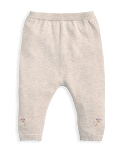 Mamas & Papas Outfits & Sets Embroidered Cardigan & Leggings Set with Scallop Detail (2 Pieces)