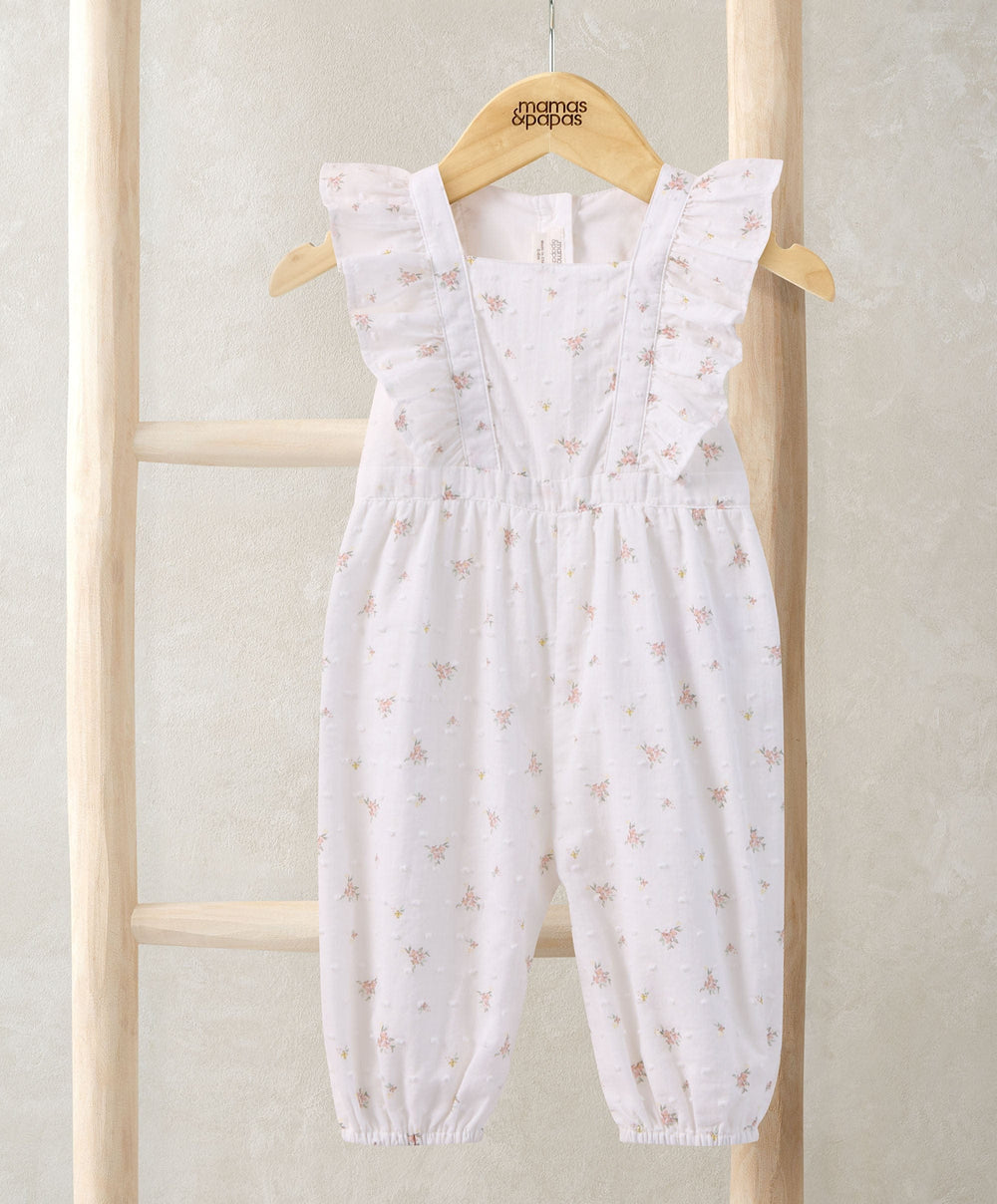 Mamas &amp; Papas Outfits &amp; Sets Floral Dungarees