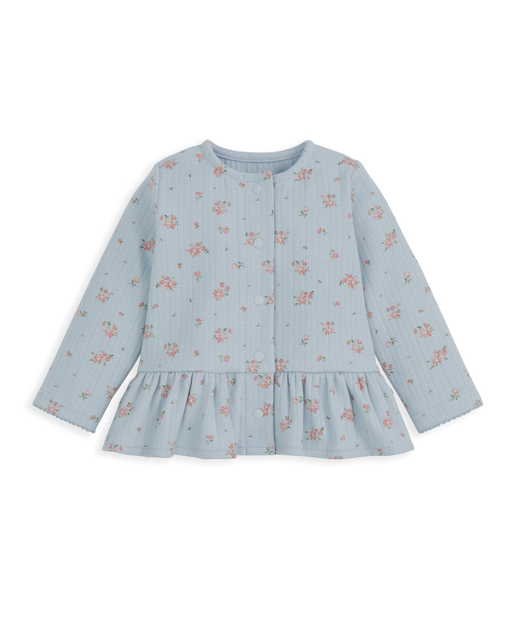 Mamas &amp; Papas Outfits &amp; Sets Floral Ribbed Top &amp; Leggings Outfit Set