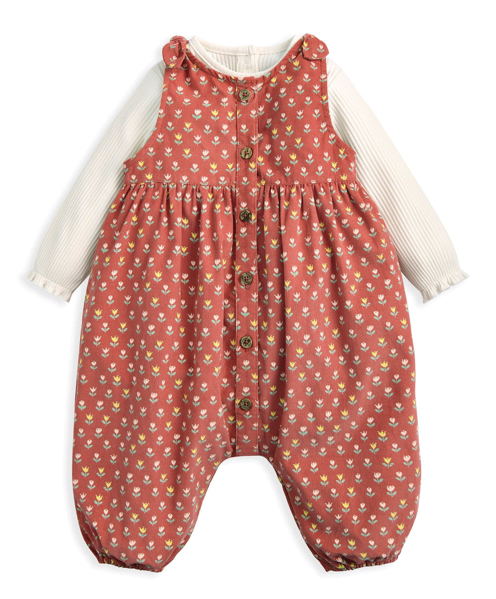 Mamas &amp; Papas Outfits &amp; Sets Floral Romper &amp; Bodysuit Set (2 Pieces)