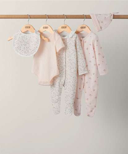 Mamas & Papas Outfits & Sets Floral Set - 5 Piece Set
