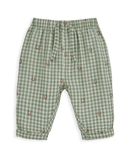 Mamas & Papas Outfits & Sets Gingham Jacket, Trousers & Bodysuit Set