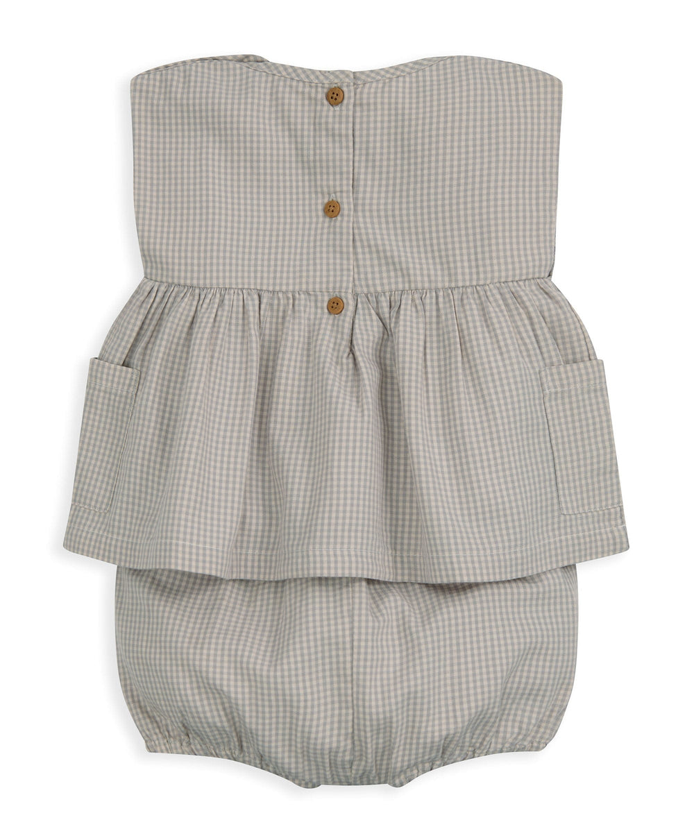 Mamas &amp; Papas Outfits &amp; Sets Gingham Top &amp; Shorts Outfit Set