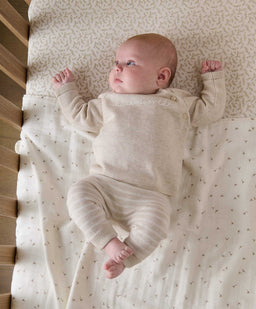 Mamas & Papas Outfits & Sets Hello World Knit Set (2 Piece) - Beige