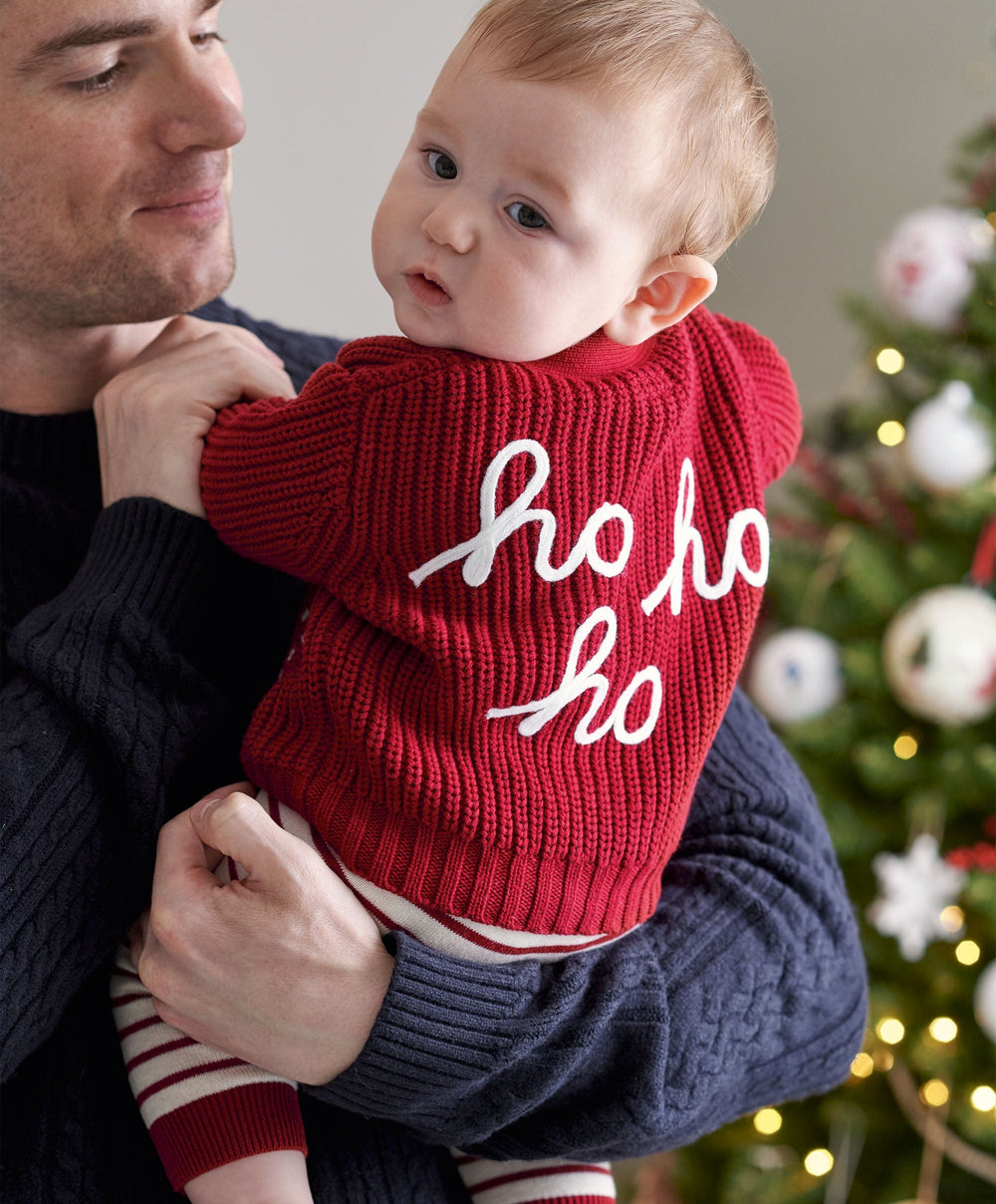 Mamas &amp; Papas Outfits &amp; Sets Ho Ho Ho Christmas Cardigan &amp; Leggings