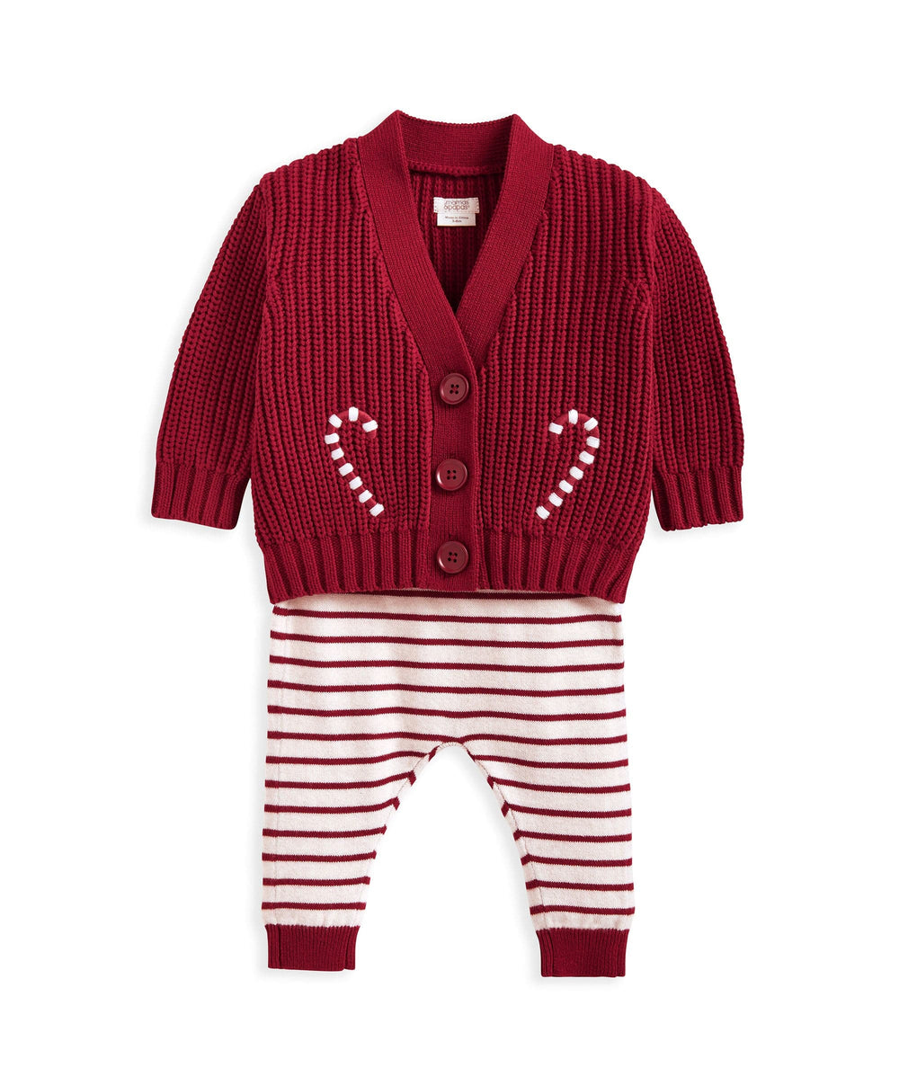 Mamas &amp; Papas Outfits &amp; Sets Ho Ho Ho Christmas Cardigan &amp; Leggings