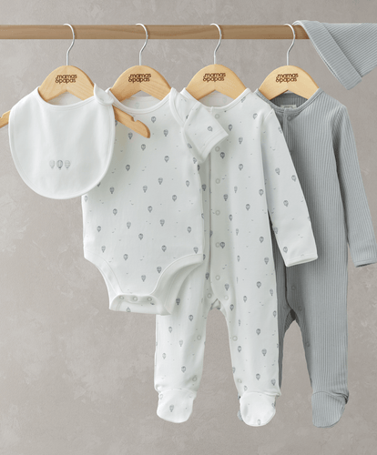Mamas & Papas Outfits & Sets Hot Air Balloon Print Set (5 Pieces)