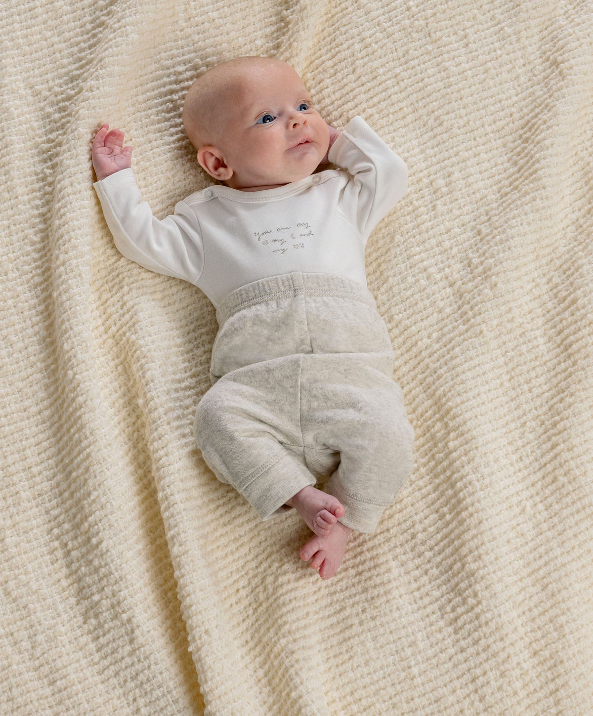 Jacket Bodysuit Leggings Set (3 Pieces) – White – Mamas Papas IE