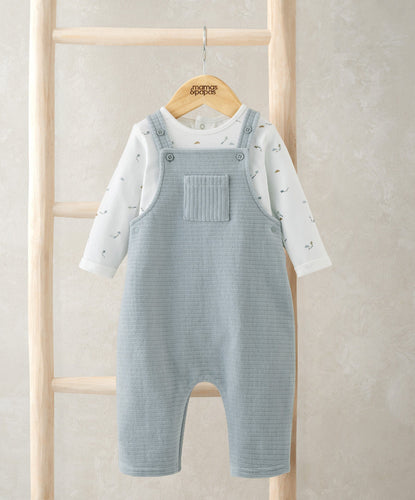 Mamas & Papas Outfits & Sets Kite Print Bodysuit & Velour Dungarees Set