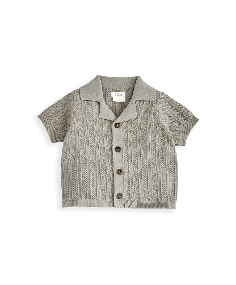 Mamas &amp; Papas Outfits &amp; Sets Knitted Shirt &amp; Shorts Outfit Set
