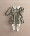Mamas & Papas Outfits & Sets Leaf Print Dress & Tights Set