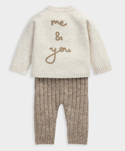 Mamas & Papas Outfits & Sets Me & You Bear Cardigan & Leggings Outfit Set