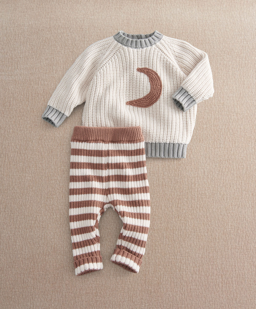 Mamas &amp; Papas Outfits &amp; Sets Moon Knit Set (2 Pieces)