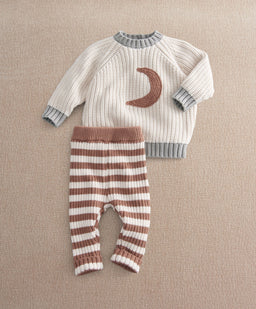 Mamas & Papas Outfits & Sets Moon Knit Set (2 Pieces)