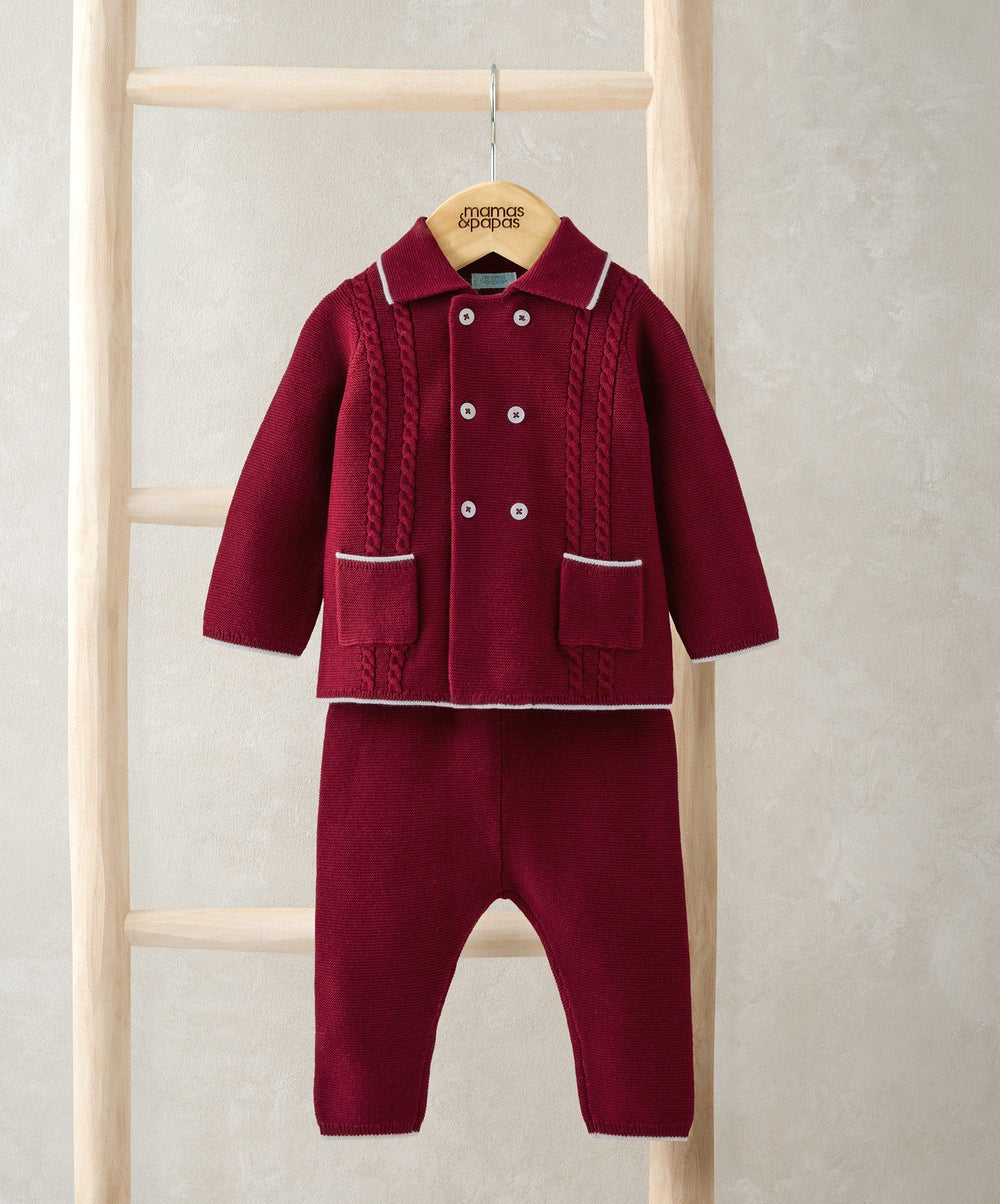 Mamas &amp; Papas Outfits &amp; Sets Mr Santa Christmas Outfit Set