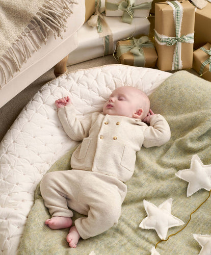Mamas & Papas Outfits & Sets Oatmeal Knitted Top & Leggings Set