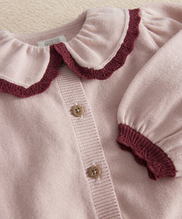 Mamas & Papas Outfits & Sets Pink Embroidered Knit Set (2 Pieces)
