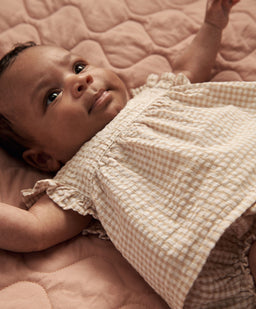 Mamas & Papas Outfits & Sets Pink Gingham Blouse & Bloomers