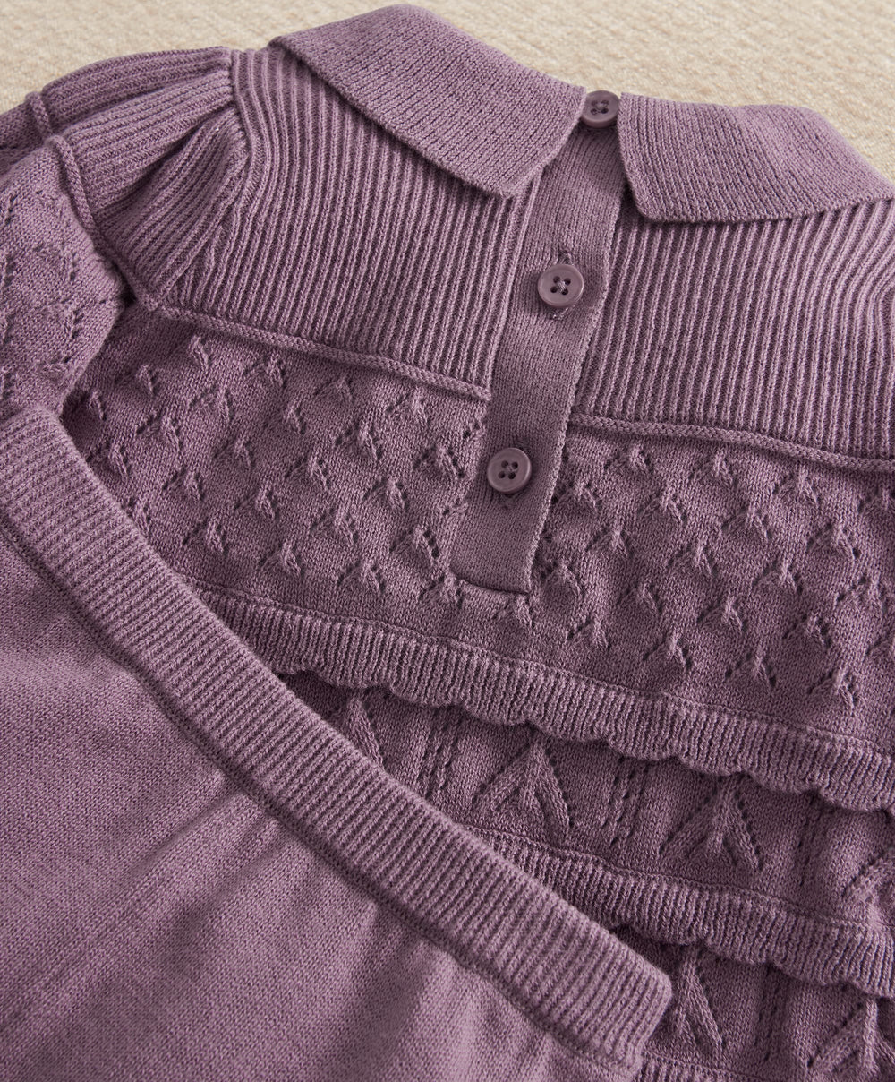 Mamas &amp; Papas Outfits &amp; Sets Plum Knit Set