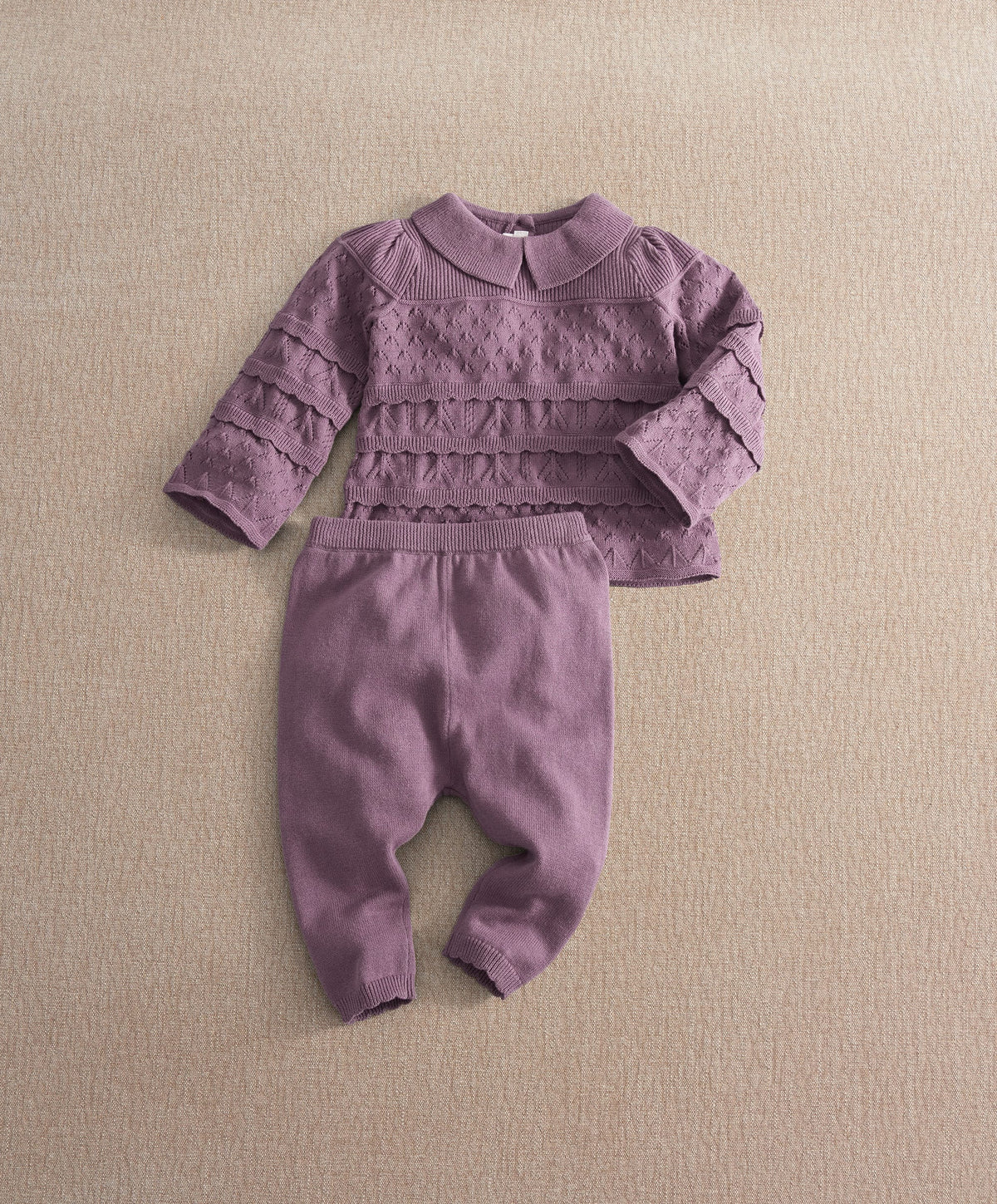 Mamas & Papas Outfits & Sets Plum Knit Set
