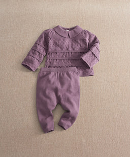 Mamas & Papas Outfits & Sets Plum Knit Set