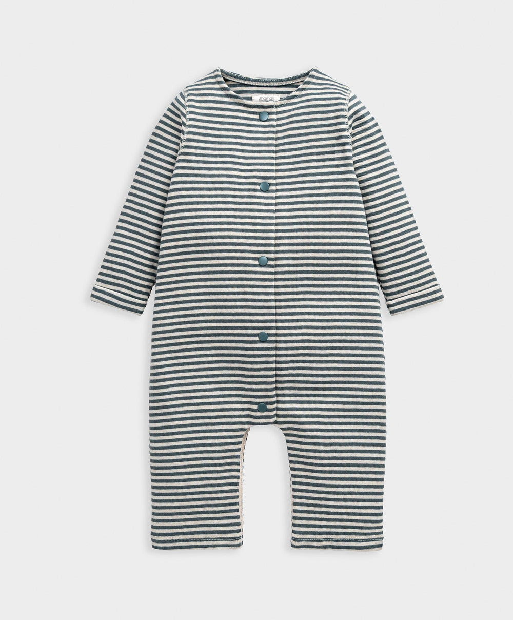 Mamas &amp; Papas Outfits &amp; Sets Quilted Gilet &amp; Striped Romper