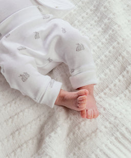 Mamas & Papas Outfits & Sets Quilted Jacket, Bodysuit & Bottoms Set (3 Pieces) – Bunny Print