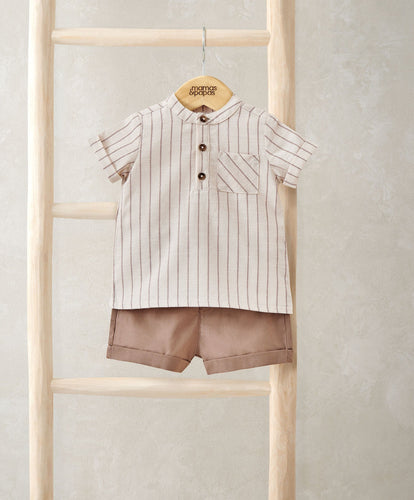 Mamas & Papas Outfits & Sets Rust Shirt & Shorts Outfit Set