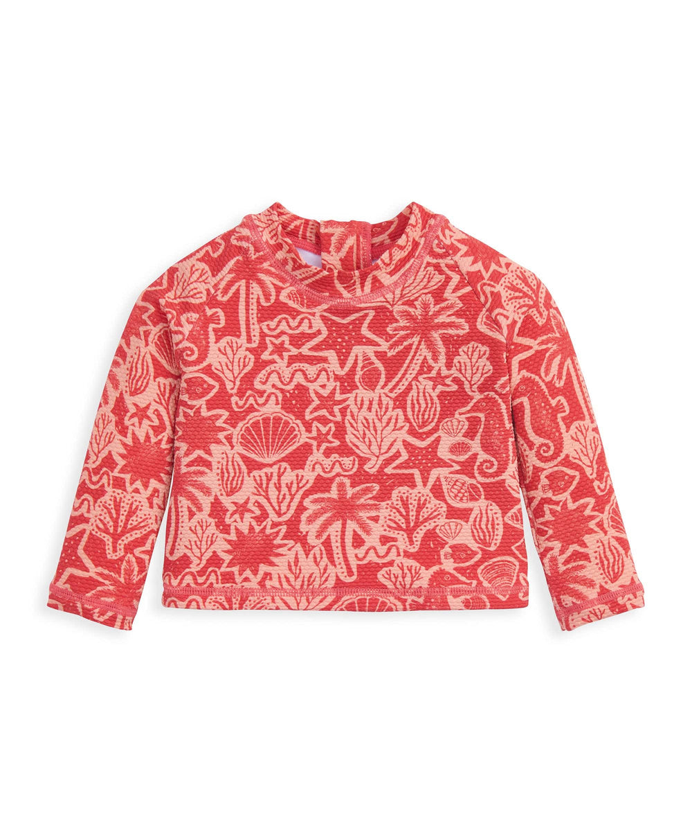 Mamas &amp; Papas Outfits &amp; Sets Seahorse Long Sleeve Swim Top &amp; Bottoms