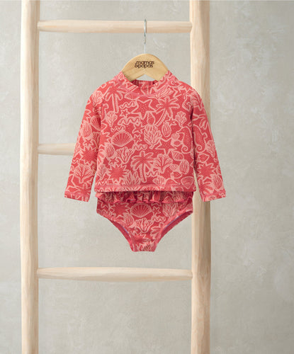 Mamas & Papas Outfits & Sets Seahorse Long Sleeve Swim Top & Bottoms