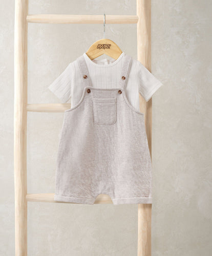 Mamas & Papas Outfits & Sets Shortie Dungarees & Bodysuit