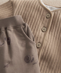 Mamas & Papas Outfits & Sets Snail Quilted Jacket & Joggers Set