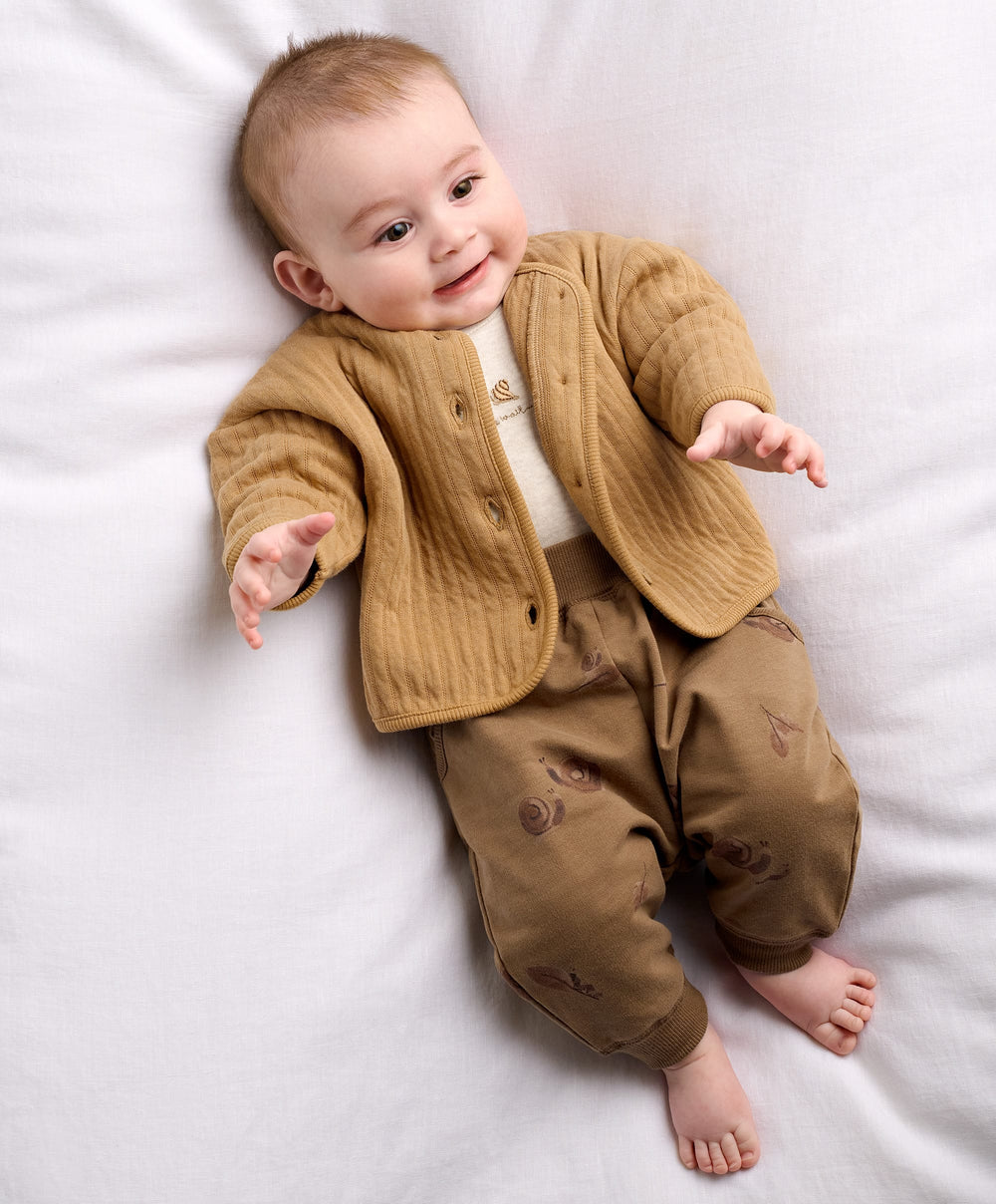 Mamas &amp; Papas Outfits &amp; Sets Snail Quilted Jacket &amp; Joggers Set