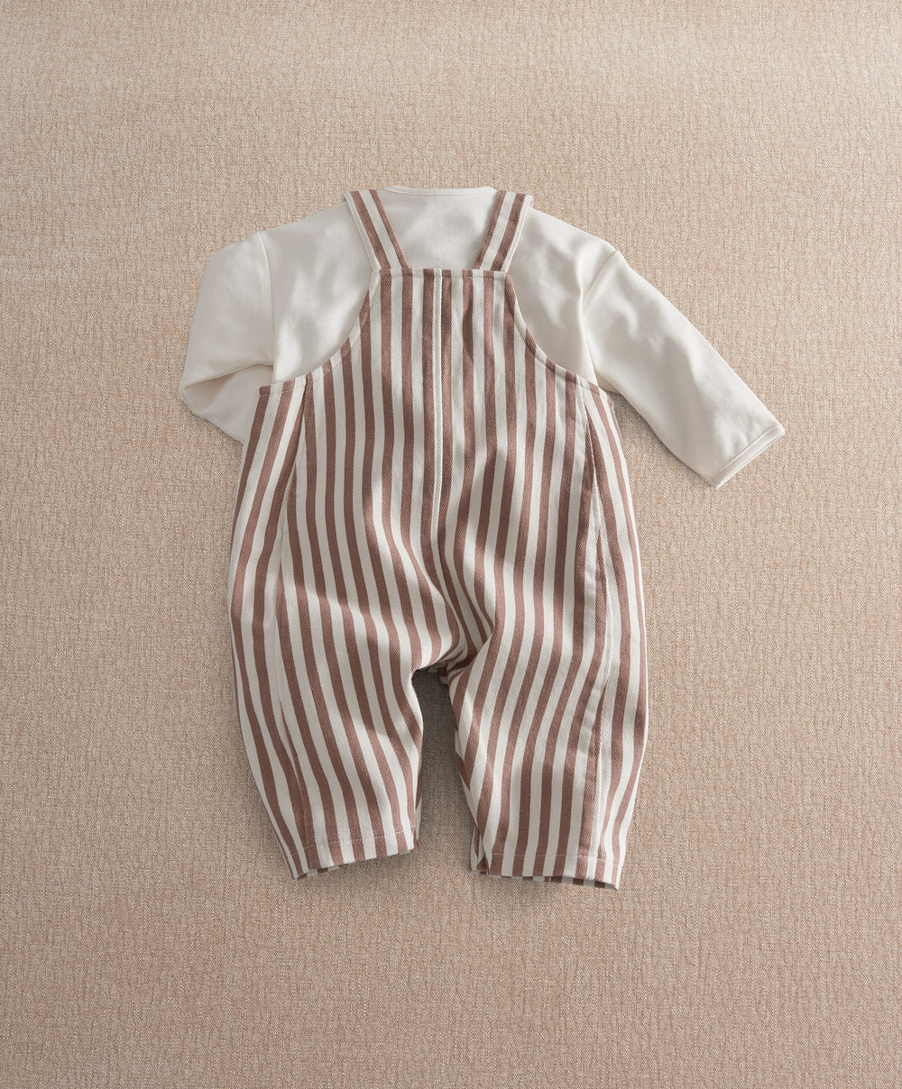 Mamas &amp; Papas Outfits &amp; Sets Stripe Dungaree Set (2 Piece)
