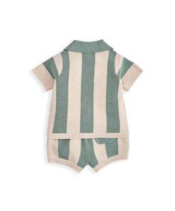 Mamas & Papas Outfits & Sets Stripe Knit Resort Set