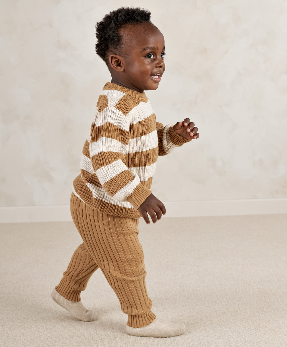 Mamas &amp; Papas Outfits &amp; Sets Stripe Knitted Jumper &amp; Leggings Set