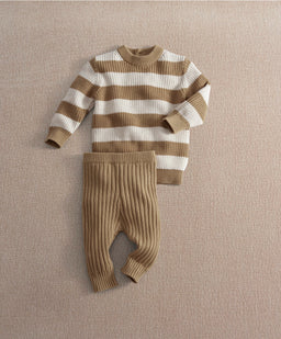 Mamas & Papas Outfits & Sets Stripe Knitted Jumper & Leggings Set