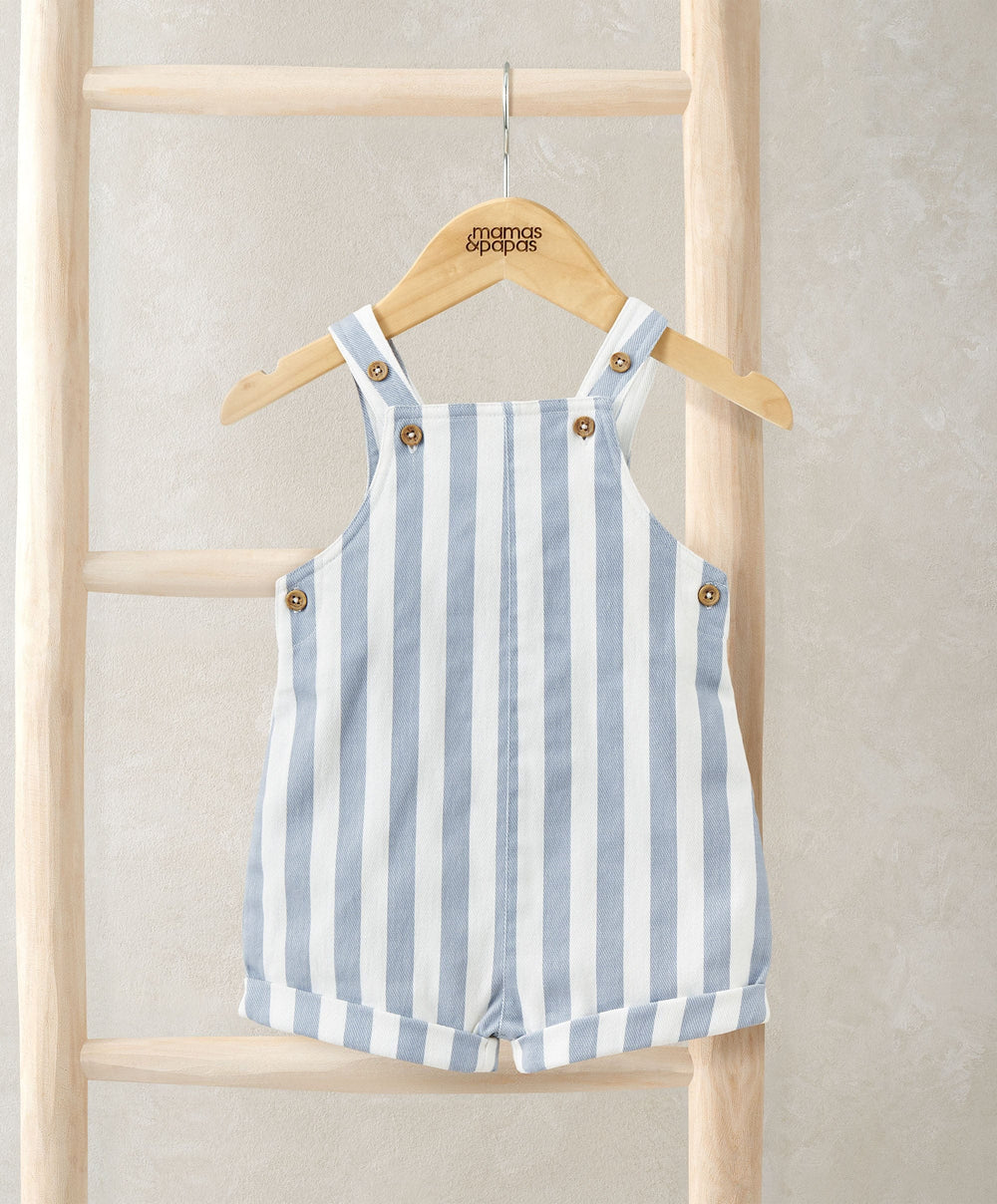 Mamas &amp; Papas Outfits &amp; Sets Striped Dungarees