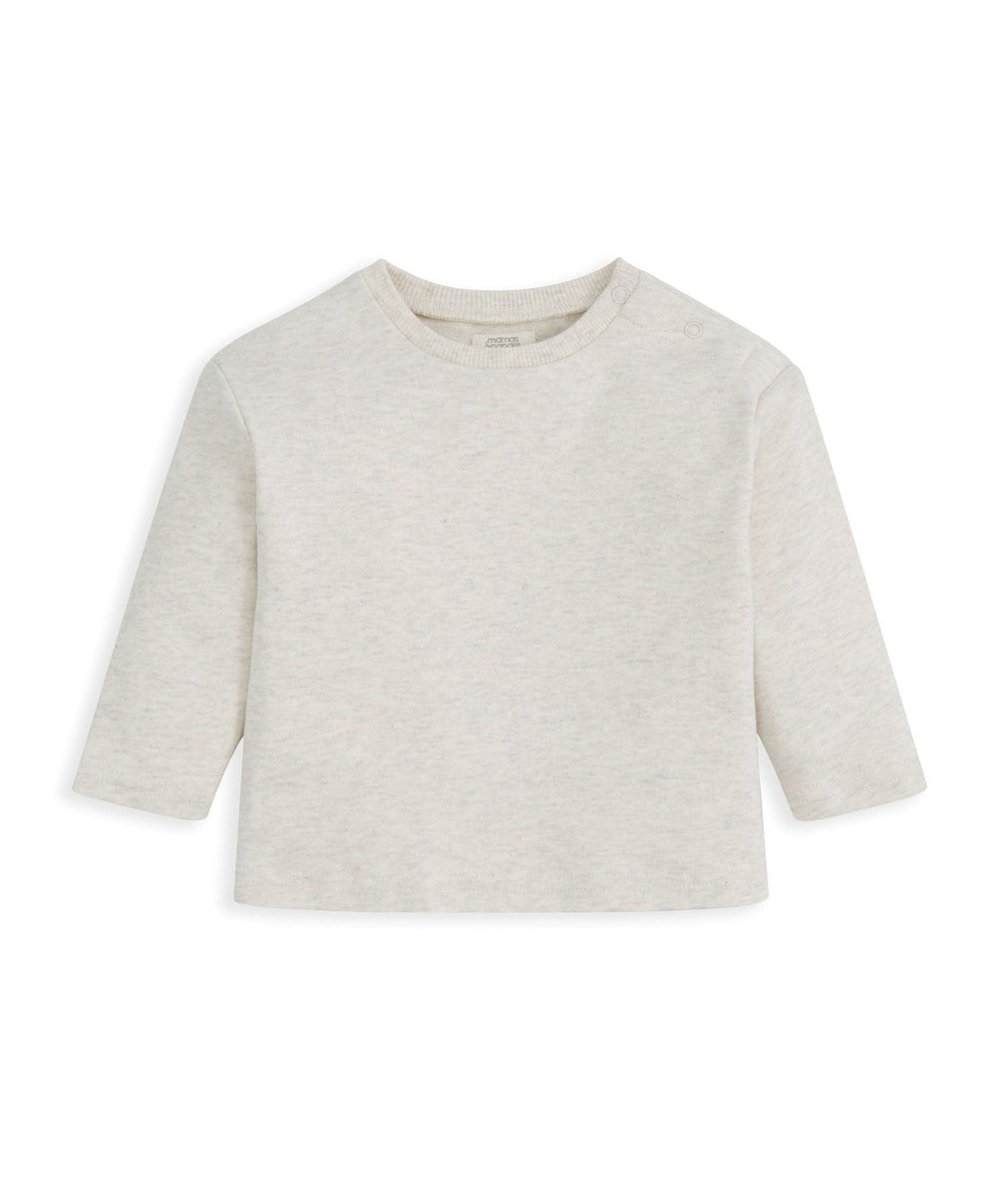 Mamas &amp; Papas Outfits &amp; Sets Stripped Dungarees &amp; Ribbed Top