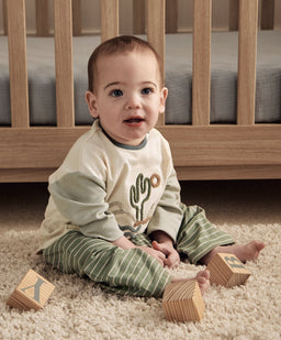 Mamas & Papas Outfits & Sets Sunshine T-Shirt & Stripped Trousers