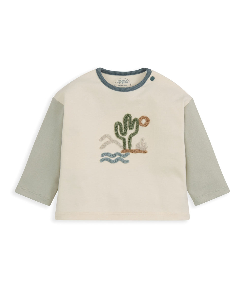 Mamas &amp; Papas Outfits &amp; Sets Sunshine T-Shirt &amp; Stripped Trousers