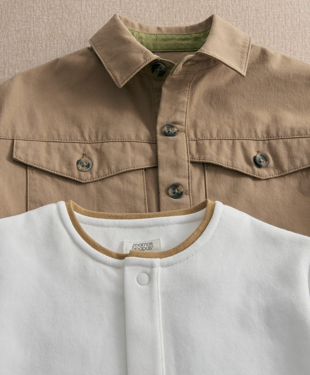 Mamas &amp; Papas Outfits &amp; Sets T-Shirt &amp; Jacket Set