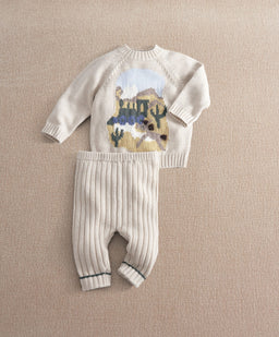Mamas & Papas Outfits & Sets Train Knit Set