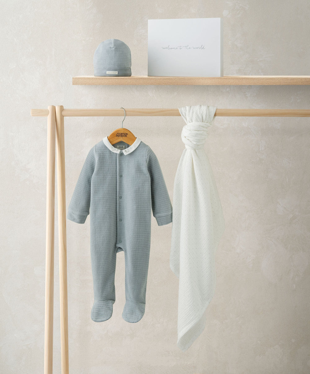 Mamas &amp; Papas Outfits &amp; Sets Welcome to the World Baby Boy (3 Piece) Gift Set