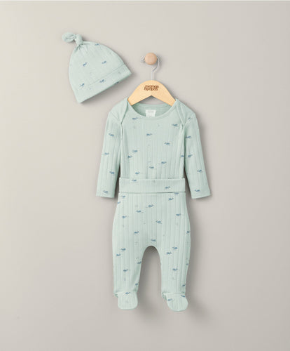 Mamas & Papas Outfits & Sets Whale Outfit Set - Green
