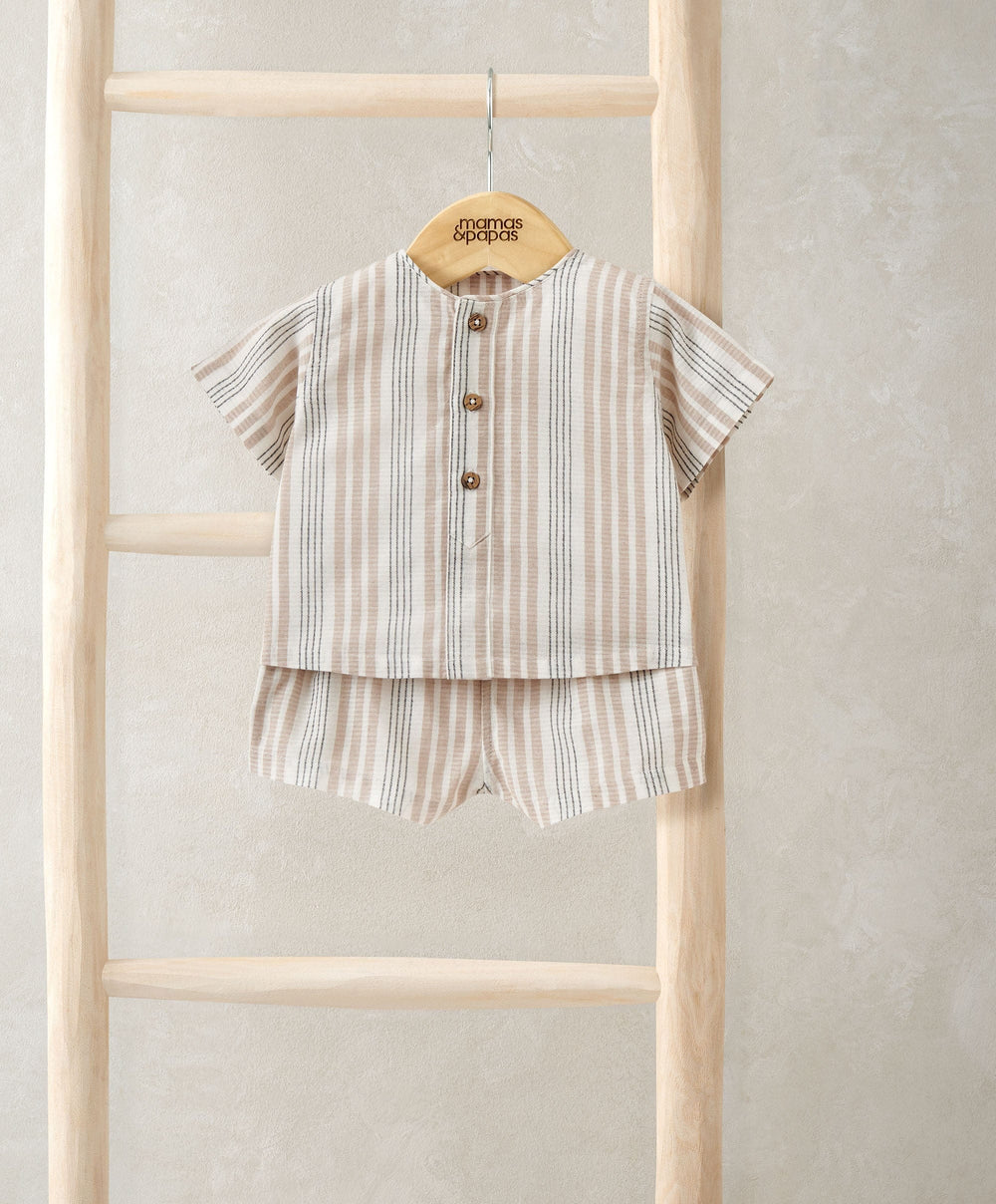Mamas &amp; Papas Outfits &amp; Sets Woven Top &amp; Shorts Outfit Set