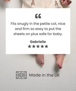 Mamas & Papas Petite Cot Mattress Essential Airflow Fibre Petite Cot Mattress